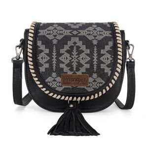 7216 Wrangler Flap Saddle Bag Boho Purses Small Crossbody Satchal Bag